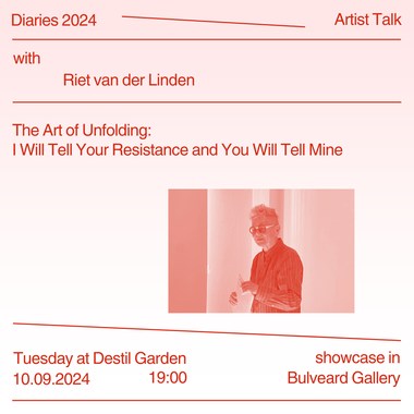 DIARIES 2024 \nArtist Talk with Riet van der Linden